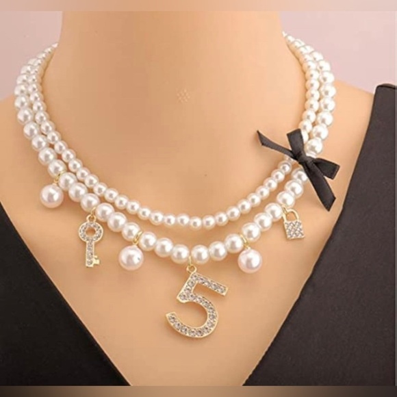 Pearl #5 Necklace - Picture 6 of 8